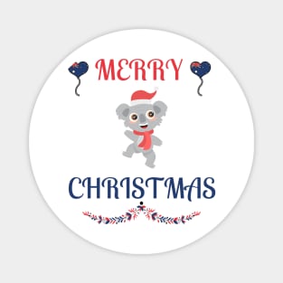 Australian Merry Christmas Koala Magnet